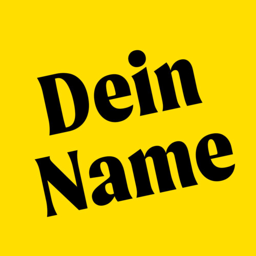 T-Shirts mit Namen